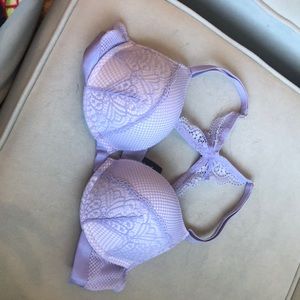 34b adore me lavender lace bra